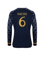 Real Madrid Nacho #6 Venkovní Dres 2023-24 Dlouhý Rukáv